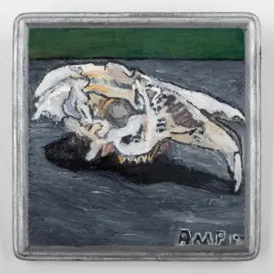 Green Skull 8x10 Print